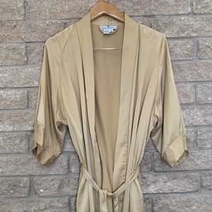Saks Fifth Avenue Beige Silk Kimono